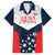 Custom USA Athletics Family Matching Puletasi and Hawaiian Shirt 2024 United States Champions Proud - Wonder Print Shop