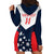 Custom USA Athletics Hoodie Dress 2024 United States Champions Proud - Wonder Print Shop