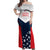 Custom USA Athletics Off Shoulder Maxi Dress 2024 United States Champions Proud - Wonder Print Shop