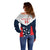 Custom USA Athletics Off Shoulder Sweater 2024 United States Champions Proud - Wonder Print Shop