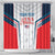 Custom USA Athletics Shower Curtain 2024 United States Champions Proud