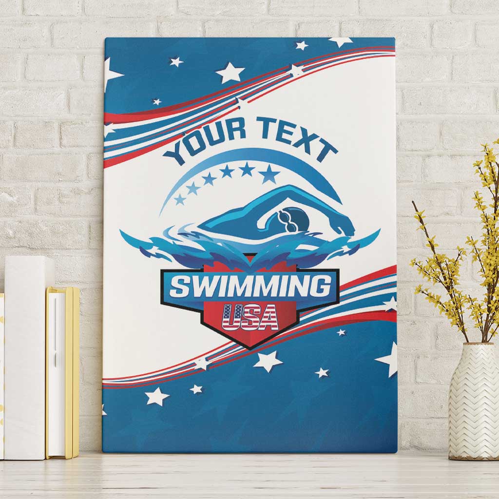 Personalized USA Swimming Canvas Wall Art 2024 We Are The Champions - Wonder Print Shop