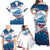 Personalized USA Swimming Family Matching Off Shoulder Maxi Dress and Hawaiian Shirt 2024 We Are The Champions - Wonder Print Shop