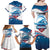 Personalized USA Swimming Family Matching Off Shoulder Maxi Dress and Hawaiian Shirt 2024 We Are The Champions - Wonder Print Shop