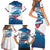 Personalized USA Swimming Family Matching Short Sleeve Bodycon Dress and Hawaiian Shirt 2024 We Are The Champions - Wonder Print Shop