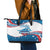 Personalized USA Swimming Leather Tote Bag 2024 We Are The Champions