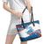 Personalized USA Swimming Leather Tote Bag 2024 We Are The Champions