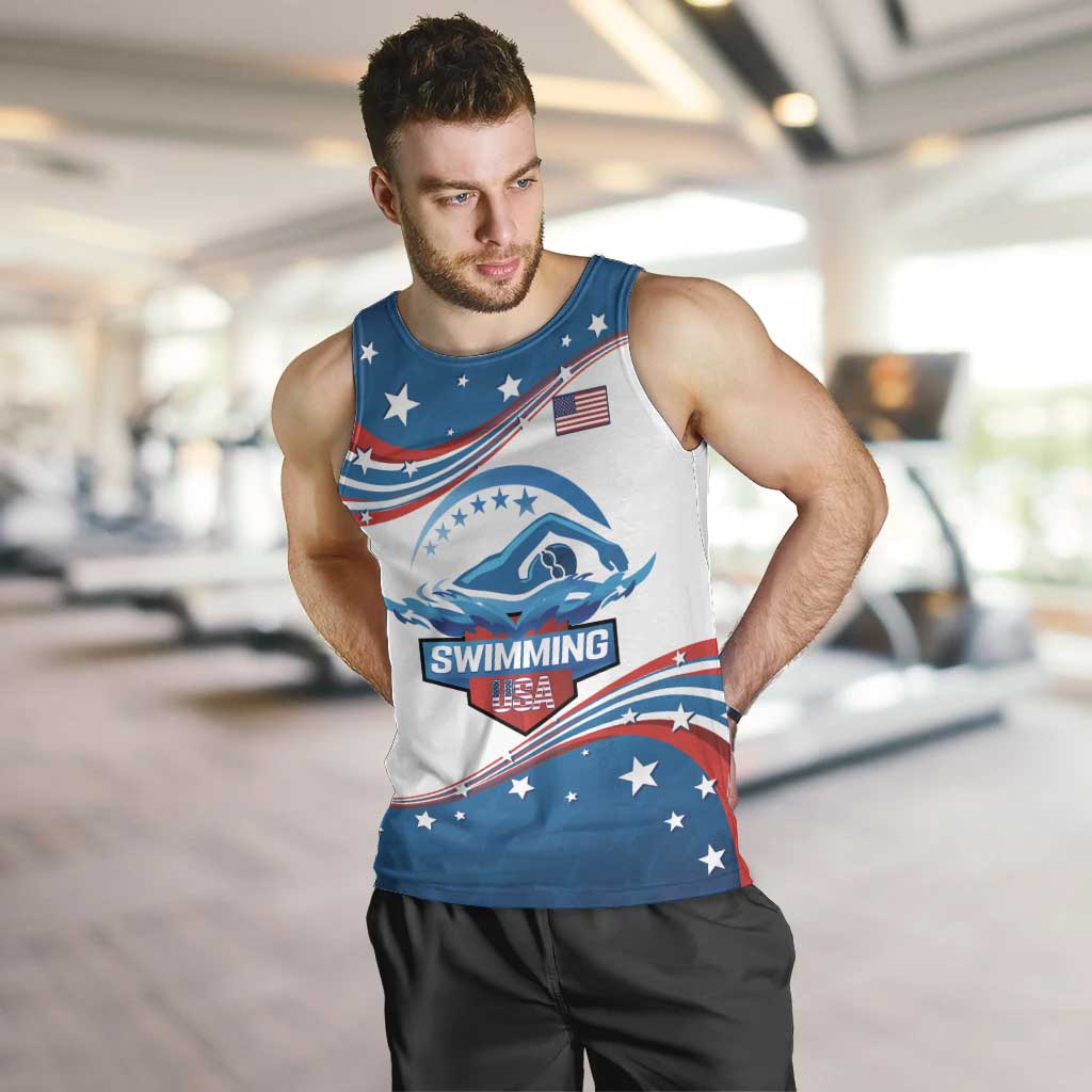 Personalized USA Swimming Men Tank Top 2024 We Are The Champions - Wonder Print Shop