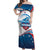 Personalized USA Swimming Off Shoulder Maxi Dress 2024 We Are The Champions - Wonder Print Shop