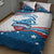 Personalized USA Swimming Quilt Bed Set 2024 We Are The Champions