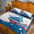 Personalized USA Swimming Quilt Bed Set 2024 We Are The Champions