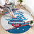 Personalized USA Swimming Round Carpet 2024 We Are The Champions