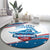 Personalized USA Swimming Round Carpet 2024 We Are The Champions