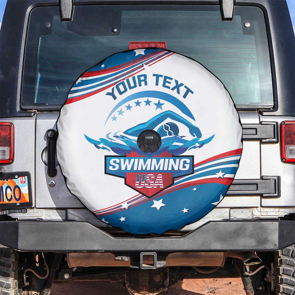 Personalized USA Swimming Spare Tire Cover 2024 We Are The Champions