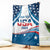 Personalized USA Gymnastics Blanket 2024 United States Flag Curve Style