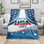 Personalized USA Gymnastics Blanket 2024 United States Flag Curve Style