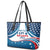 Personalized USA Gymnastics Leather Tote Bag 2024 United States Flag Curve Style