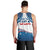 Personalized USA Gymnastics Men Tank Top 2024 United States Flag Curve Style