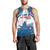 Personalized USA Gymnastics Men Tank Top 2024 United States Flag Curve Style