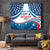 Personalized USA Gymnastics Tapestry 2024 United States Flag Curve Style