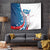 Personalized USA Fencing Tapestry 2024 United States Flag Curve Style