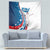 Personalized USA Fencing Tapestry 2024 United States Flag Curve Style