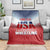 Custom USA Wrestling Blanket 2024 Sporty Style