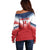 Custom USA Wrestling Off Shoulder Sweater 2024 Sporty Style - Wonder Print Shop