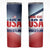 Personalized USA Wrestling Skinny Tumbler 2024 Sporty Style