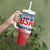 Personalized USA Wrestling Tumbler With Handle 2024 Sporty Style