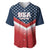 Custom USA Shooting Baseball Jersey 2024 Sporty Style - Wonder Print Shop