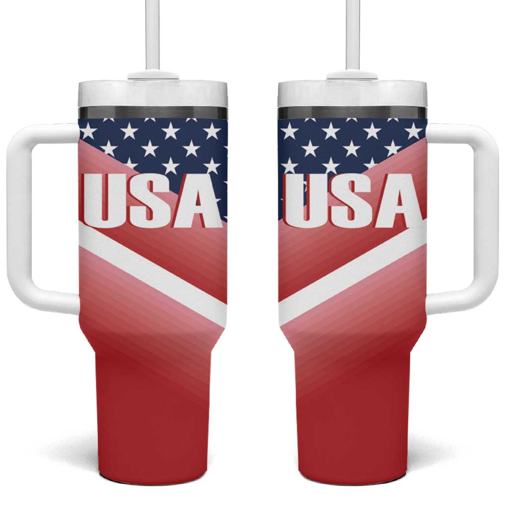 USA Shooting Tumbler With Handle 2024 Sporty Style