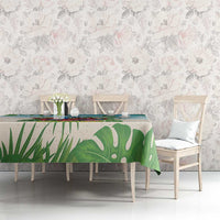 Guyana Christmas Tablecloth Chilling Macaw It's 5 o'clock Somewhere - Wonder Print Shop