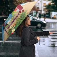 Guyana Christmas Umbrella Macaw Red-fan Parrot Tropical Vibes - Wonder Print Shop