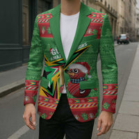Personalized Guyana Cricket Christmas Blazer Amazon Warriors Merry Xmas - Wonder Print Shop