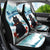 Iceland Yule Cat Christmas Car Seat Cover Jolakotturinn With Poinsettia - Winter Vibes