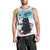 Iceland Yule Cat Christmas Men Tank Top Jolakotturinn With Poinsettia - Winter Vibes - Wonder Print Shop