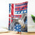 Iceland Christmas Blanket Gyrfalcon Santa Merry Xmas