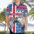 Iceland Christmas Hawaiian Shirt Gyrfalcon Santa Merry Xmas - Wonder Print Shop