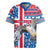 Iceland Christmas Rugby Jersey Gyrfalcon Santa Merry Xmas - Wonder Print Shop