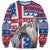 Iceland Christmas Sweatshirt Gyrfalcon Santa Merry Xmas