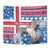 Iceland Christmas Tapestry Gyrfalcon Santa Merry Xmas