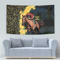 Melbourne Horse Racing Tapestry Yellow Roses - Ready Set Gallop! - Wonder Print Shop