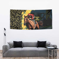 Melbourne Horse Racing Tapestry Yellow Roses - Ready Set Gallop! - Wonder Print Shop