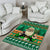 Personalised Ireland Christmas Area Rug Irish Santa Claus Nollaig Shona Duit - Wonder Print Shop