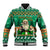 Personalised Ireland Christmas Baseball Jacket Irish Santa Claus Nollaig Shona Duit - Wonder Print Shop