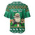 Personalised Ireland Christmas Baseball Jersey Irish Santa Claus Nollaig Shona Duit - Wonder Print Shop