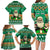 Personalised Ireland Christmas Family Matching Long Sleeve Bodycon Dress and Hawaiian Shirt Irish Santa Claus Nollaig Shona Duit - Wonder Print Shop