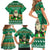 Personalised Ireland Christmas Family Matching Short Sleeve Bodycon Dress and Hawaiian Shirt Irish Santa Claus Nollaig Shona Duit - Wonder Print Shop