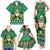 Personalised Ireland Christmas Family Matching Tank Maxi Dress and Hawaiian Shirt Irish Santa Claus Nollaig Shona Duit - Wonder Print Shop